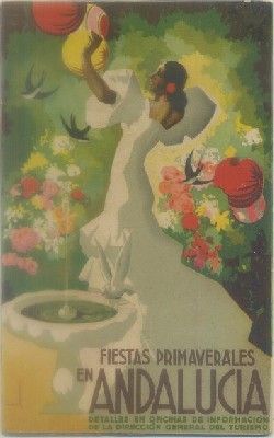 FOLLETO TURISTICO. FIESTAS PRIMAVERALES EN ANDALUCIA