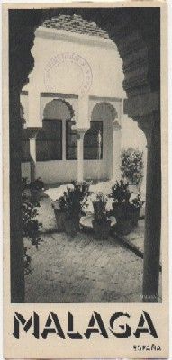 FOLLETO TURISTICO DE MALAGA. TRIPTICO