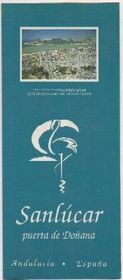 FOLLETO TURISTICO: SANLUCAR. PUERTA DE DOÑANA