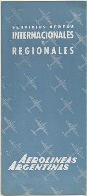 FOLLETO DE TURISMO. AEROLINEAS ARGENTINAS