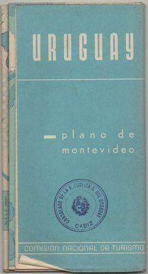 FOLLETO DE TURISMO. PLANO DE MONTEVIDEO. URUGUAY