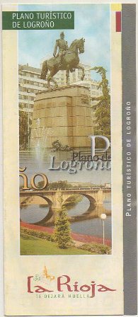FOLLETO TURISTICO. PLANO TURISTICO DE LOGROÑO. LA RIOJA