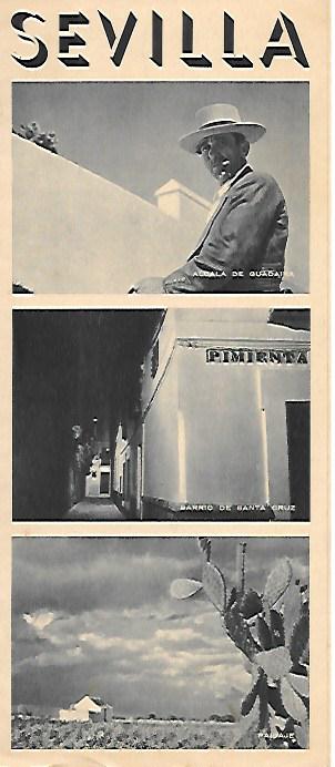 FOLLETO TURISTICO DE SEVILLA. TRIPTICO