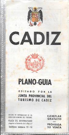 CADIZ - PLANO GUIA 1947