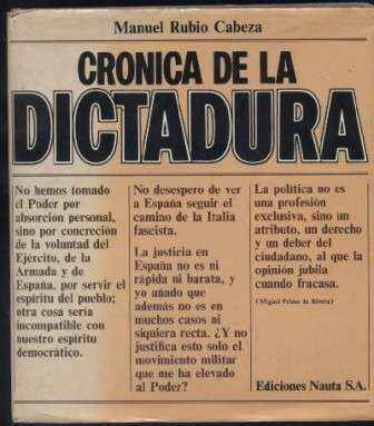 CRONICA DE LA DICTADURA