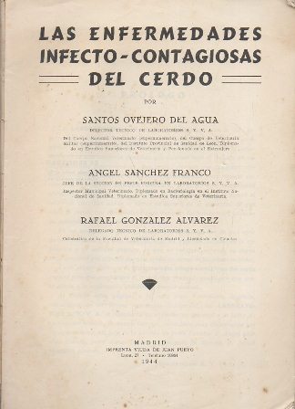 LAS ENFERMEDADES INFECTO.CONTAGIOSAS DEL CERDO