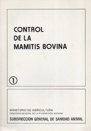 CONTROL DE LA MIMITIS BOVINA
