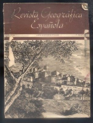 REVISTA GEOGRAFICA ESPAÑOLA. Nº 22.
