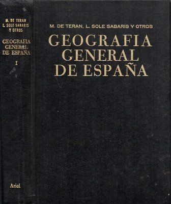 GEOGRAFIA GENERAL DE ESPAÑA. VOLUMEN I