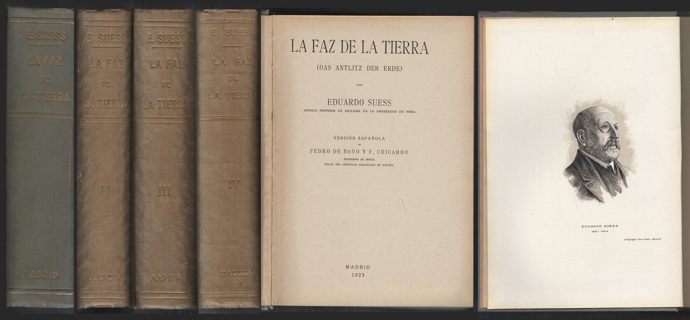 LA FAZ DE LA TIERRA (DAS ANTLITZ DER ERDE) 4 TOMOS