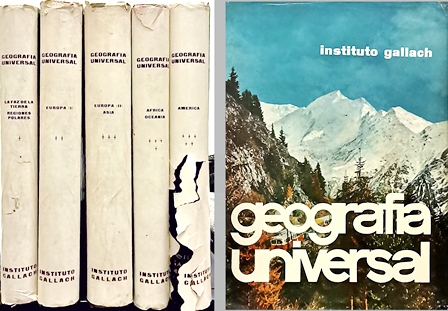 GEOGRAFIA UNIVERSAL - 5 TOMOS (INSTITUTO GALLACH)