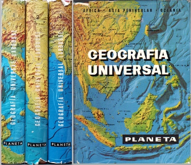 GEOGRAFIA UNIVERSAL  PLANETA LAROUSSE - 3 TOMOS