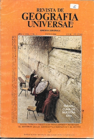 REVISTA DE GEOGRAFIA UNIVERSAL  ENERO 1980 AÑO 4 Vol. 7 Nº 1