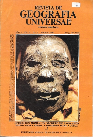 REVISTA DE GEOGRAFIA UNIVERSAL  AGOSTO 1980 AÑO 4 Vol. 8 Nº 2