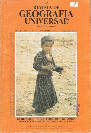 REVISTA DE GEOGRAFIA UNIVERSAL  NOVIEMBRE 1980 AÑO 4 Vol. 7 Nº 5