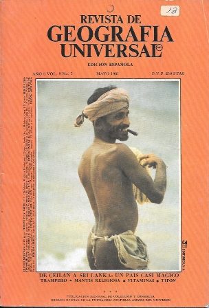 REVISTA DE GEOGRAFIA UNIVERSAL  MAYO 1981 AÑO 5 Vol. 9 Nº 5