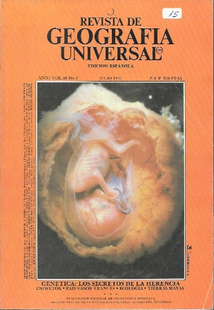 REVISTA DE GEOGRAFIA UNIVERSAL  JULIO 1981 AÑO 5 Vol. 10 Nº 1