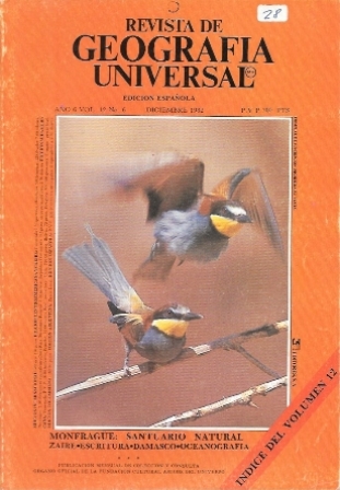 REVISTA DE GEOGRAFIA UNIVERSAL DICIEMBRE 1982 AÑO 6 Vol. 12 Nº 6