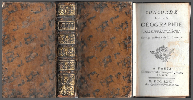CONCORDE DE LA GÉOGRAPHIE DES DIFFERENS ÂGES
