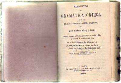 ELEMENTOS DE GRAMATICA GRIEGA