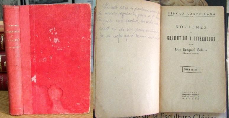 LENGUA CASTELLANA - NOCIONES DE GRAMATICA Y LITERATURA.