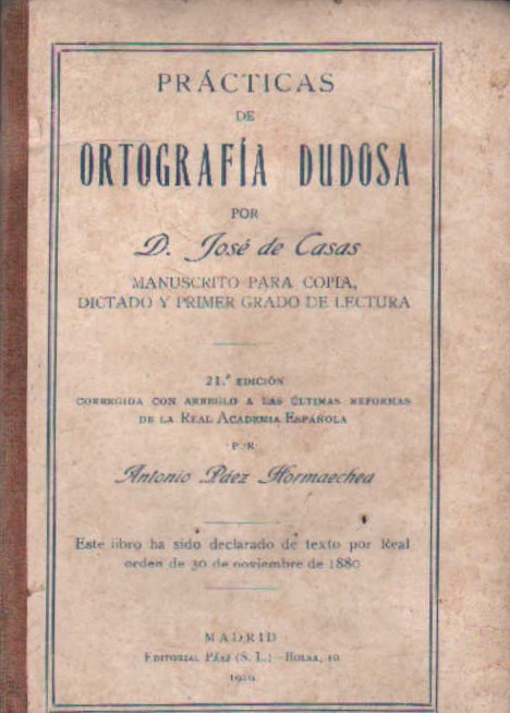 PRÁCTICAS DE ORTOGRAFÍA DUDOSA