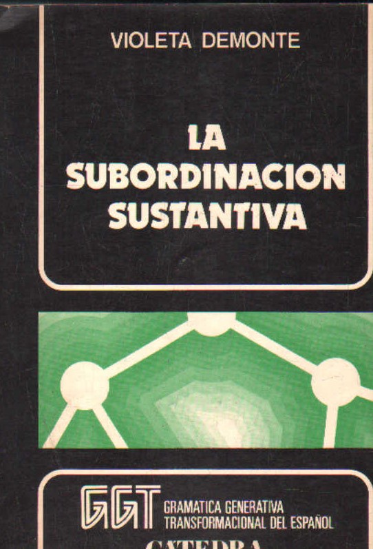 LA SUBORDINACION SUSTANTIVA