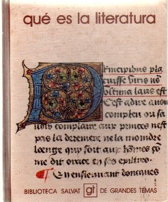 QUE ES LA LITERATURA