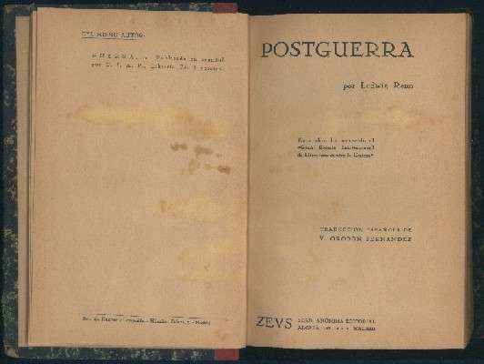 POSTGUERRA.