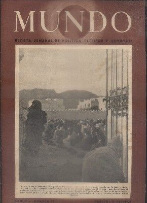 REVISTA SEMANAL DE POLITICA EXTERIOR Y ECONOMIA MUNDO, Nº 79.