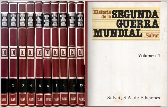 HISTORIA DE LA SEGUNDA GUERRA MUNDIAL - 10 TOMOS (SALVAT)