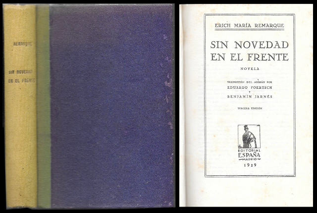 SIN NOVEDAD EN EL FRENTE (NOVELA)