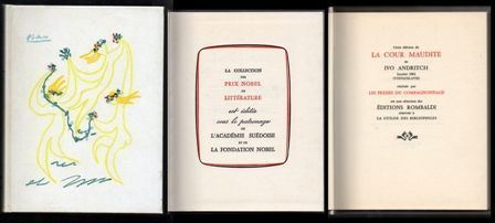 LA COUR MAUDITE - PRIX NOBEL DE LITTERATURE 1961.