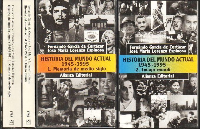 HISTORIA DEL MUNDO ACTUAL 1945-1995 - 2 TOMOS EN ESTUCHE
