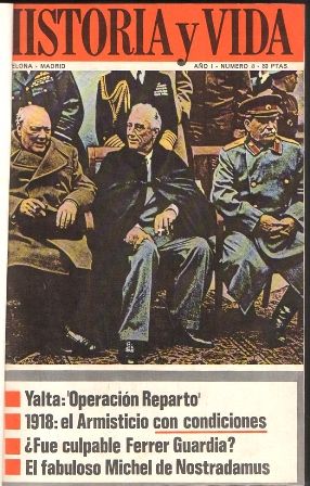 REVISTA HISTORIA Y VIDA: MAYO 1968-SEPTIEMBRE 1971. Nº 2 AL 42. 6 TOMOS
