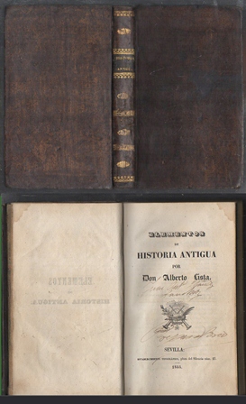 ELEMENTOS DE HISTORIA ANTIGUA POR DON ALBERTO LISTA