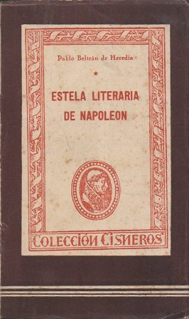 ESTELA LITERARIA DE NAPOLEON - COLECCIÓN CISNEROS Nº 95