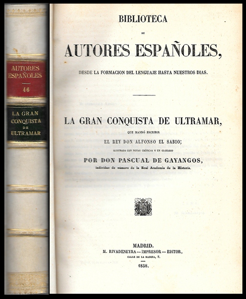 LA GRAN CONQUISTA DE ULTRAMAR TOMO 44 - BIBLIOTECA DE AUTORES ESPAÑOLES