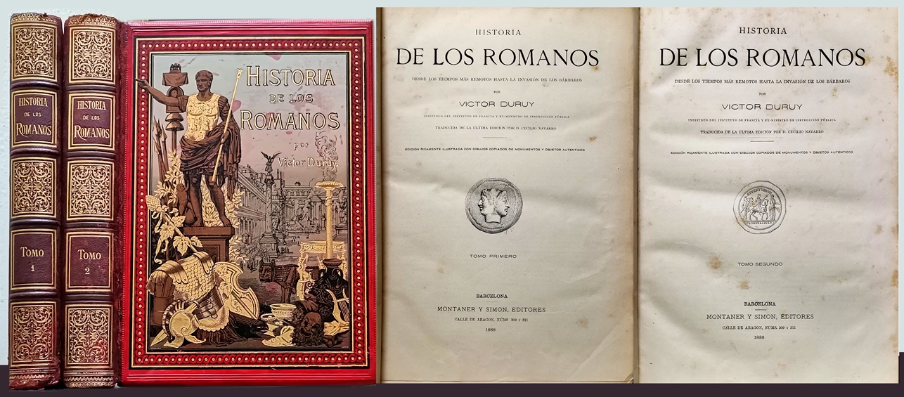 HISTORIA DE LOS ROMANOS - 2 TOMOS
