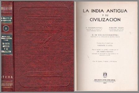 LA EVOLUCION DE LA HUMANIDAD Nº 31 -LA INDIA ANTIGUA Y SU CIVILIZACION