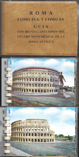 ROMA - COMO FUE Y COMO ES GUIA CON RECONSTRUCCIONES CENTRO MONUMENTAL ANTIGUO