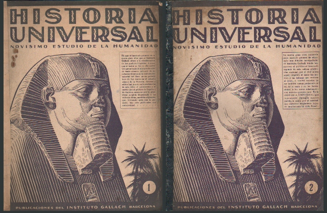 HISTORIA UNIVERSAL NOVISIMO ESTUDIO DE LA HUMANIDAD - 2 TOMOS