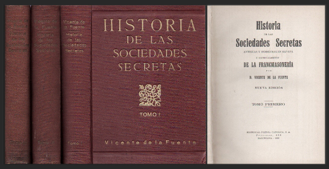 HISTORIA DE LAS SOCIEDADES SECRETAS - 3 TOMOS