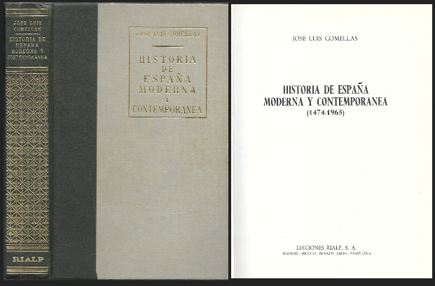 HISTORIA DE ESPAÑA MODERNA Y CONTEMPORANEA (1474-1965)