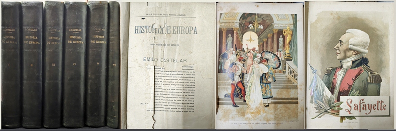 HISTORIA DE EUROPA DESDE LA REVOLUCION FRANCESA HASTA NUESTROS DIAS (6 TOMOS)