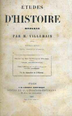 ÉTUDES D´HISTOIRE MODERNE.