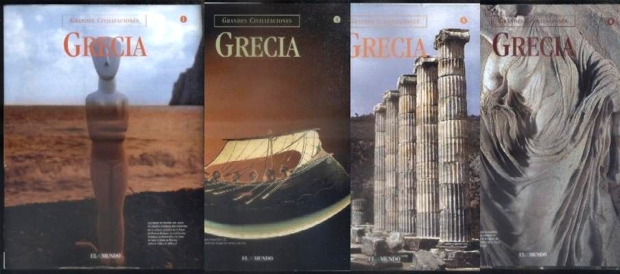 GRECIA. COL. GRANDES CIVILIZACIONES. FASCICULOS DEL 1 AL 9. CAPITULOS 10 AL 18. EL MUNDO.