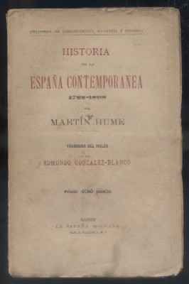 HISTORIA DE LA ESPAÑA CONTEMPORANEA. 1788-1898.