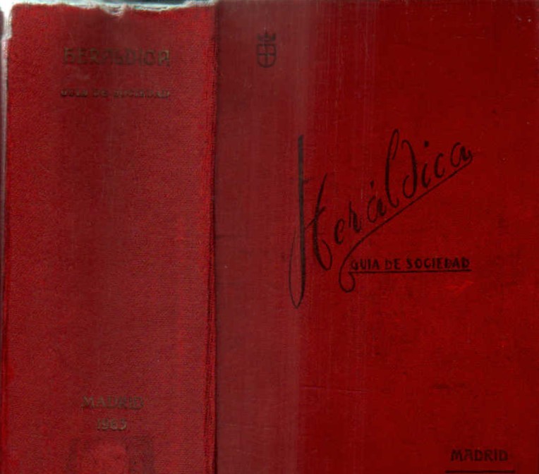 HERÁLDICA, GUIA DE SOCIEDAD, 1963 MADRID