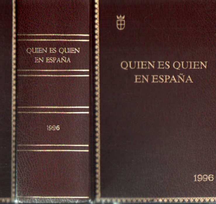 QUIEN ES QUIEN EN ESPAÑA, 1996